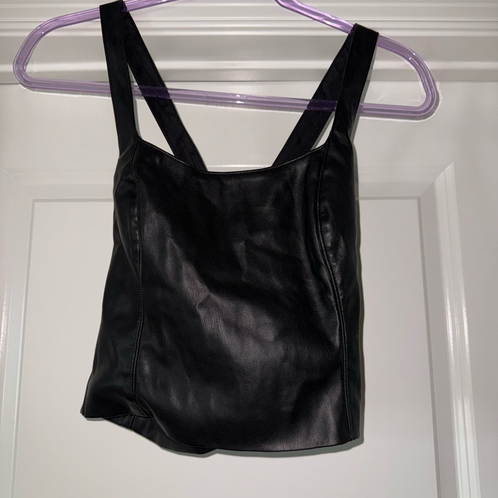 Abercrombie & Fitch Black Bustier Tank Top